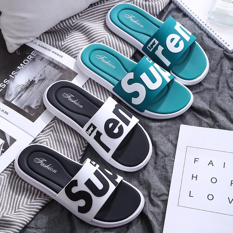 Мужские летние шлепанцы, уличная пляжная обувь, сандалии и тапочки для дома, 2021