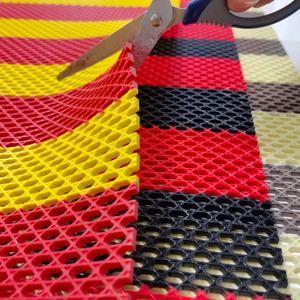 Tapis de toilette de <span class=keywords><strong>piscine</strong></span> en PVC 3.7mm personnalisé bonne résistance au drainage piège à soleil poussière humidité bicolore King Design-Style moderne - Product Image 6