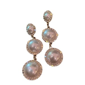 Pearl Like Long Drop Earrings for Women Statement Dangle Earrings Daily Party Fashion Jewelry - Product Image 5