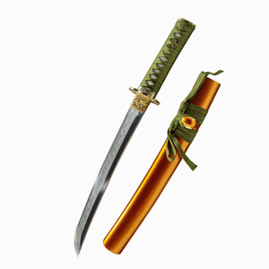 Espadas Samurai Cortas Shogunate Wakizashi de 55CM de Longquan Manufacturing, Acero T10 Templado en Arcilla, Set de Regalo COS para Hombres - Product Image 5