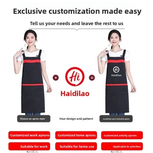 Delantales Personalizados al por Mayor con Logotipo, Ropa de Trabajo de Poliéster para Hombres y Mujeres, Delantales de Cocina para Chefs, Delantales para Cafeterías, Restaurantes y Cocinas - Product Image 4