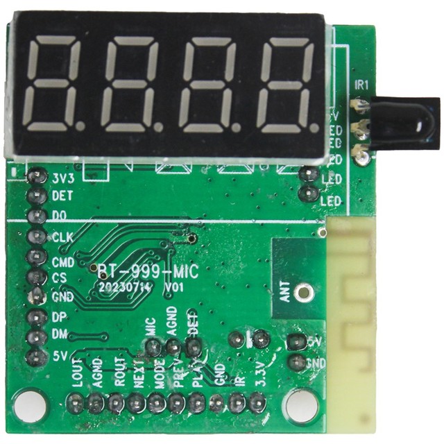 BT-999-MIC USB Board TF Card U Disk Decoded Player Module Portable Audio PBC MP3 FM Decoder PCB Board