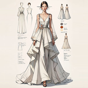 Производитель женских платьев на заказ, высококачественная одежда из льна и хлопка, фабрика, низкий MOQ, OEM, ODM, модная женская одежда - Product Image 4