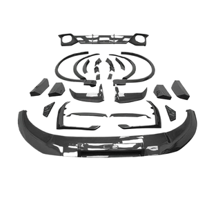 Kit carrosserie <span class=keywords><strong>ABT</strong></span> en fibre de carbone de haute qualité, comprenant un lèvre avant et des extensions d'ailes arrière, compatible avec Q8 <span class=keywords><strong>RS8</strong></span> - Product Image 1