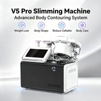 Appareil de beauté professionnel V5 Pro pour la perte de poids, le drainage lymphatique, le raffermissement de la peau et l'amincissement, pour usage domestique