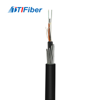 Cable de Fibra Óptica Monomodo GYTA33 con Doble Cinta de Acero Armado, 2, 16, 24 Núcleos, para Entierro Directo Subterráneo y Áreas Húmedas Inundadas