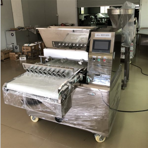 Đa Chức Năng Ý 200-300 Kg/giờ Bánh Sandwich Cookie Sụp Đổ Shorthead Biscuit Làm Giá Máy - Product Image 5