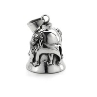 Cloche de moto vintage porte-bonheur en acier inoxydable avec logo personnalisé du fabricant, accessoires de moto, pendentifs
