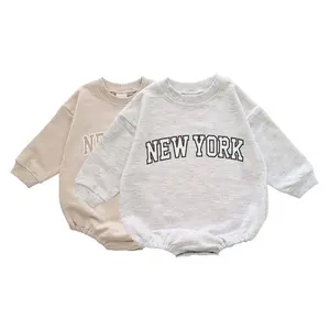 Body en coton pour nouveau-né, garçon et fille, body unisexe avec lettres de NEW YORK, 1 pièce, logo personnalisé, printemps-automne