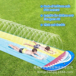 Toboggan aquatique gonflable en forme de requin 4M, jouet aquatique en PVC pour enfants, usage domestique - Product Image 3