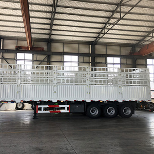 Semirremolques tipo valla de alta calidad, superventas, aptos para múltiples escenarios, remolques de camión transportadores - Product Image 2
