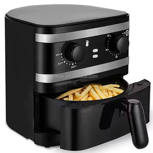 Petite friteuse à air 2,1 QT, mini friteuses à air, contrôle de la température et de la durée réglable, idéale pour 1 à 2 personnes, repas rapides et sains, collation - Product Image 5