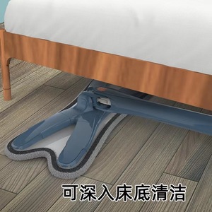Imitation Hand Wring Flat <b>Mop</b> Microfiber Hook <b>And</b> Loop Fastener 850g JS 6873 China Made - Product Image 3