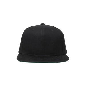 Casquette de baseball snapback noire vierge 6 panneaux, 20% laine 80% acrylique, haute qualité, faible MOQ, vert classique, décontractée pour l'extérieur, vente en gros - Product Image 2