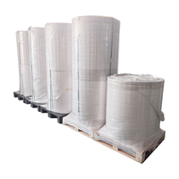 Papier thermique pour fax en rouleau jumbo, prix d'usine, 48 g/m², vente chaude, 100 % pâte de bois pure, machines de point de vente, largeur 400 mm, longueur 6000 mm, modèle 57 mm