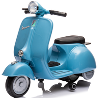 Mini moto électrique pour enfants sous licence 6V/12V, moto jouet à roulettes avec roues d'apprentissage pour les tout-petits, pour jouer en extérieur