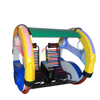 Manège rotatif pour enfants, parc d'attractions, Lebar Happy Wheel Rides, manège rotatif électrique pour enfants, parc d'attractions, Happy Crazy Car