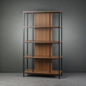 Estantería de madera maciza tradicional vintage, muebles de biblioteca para el hogar con diseño de país para apartamento, escuela, taller, uso de granja - Product Image 1