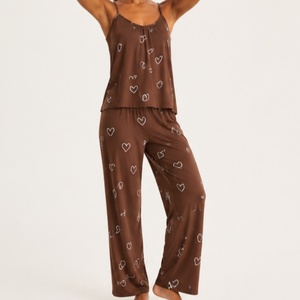 Pyjama de luxe en modal pour femme, style européen et américain, ensemble de nuit d'été respirant, <span class=keywords><strong>lingerie</strong></span> et costumes sexy pour femme - Product Image 2