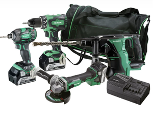 Nuevo Taladro Angular Inalámbrico ORIGINAL HiKOKI de 100 mm, Llave de Impacto, Taladro Percutor, 3 Baterías de 18 V y 5.0 Ah, OEM, 3 Años de Garantía - Product Image 2