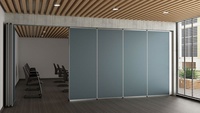 Manufacturer Aluminum Commercial Partition Walls Demountable Portable Folding Partition Office Separation Modern Design Sound