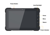 Nouvelle tablette industrielle robuste 10 pouces pour véhicule, Android 9.0, entrée caméra AHD 4 canaux, IA ADAS DMS, 1000 Nits, lisible en plein soleil, PC industriel pour flotte, ROHS