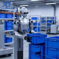 Robot humanoïde à double bras, châssis mobile de levage, IMU et caméra de poignet, téléopération et apprentissage par traînage pour l'automatisation en laboratoire et en usine