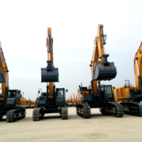 Excavatrice minière géante de 90 tonnes XE900D, rayon de 13,2 m, profondeur de 8,6 m, déplacement de roche, défrichage de masse de terre