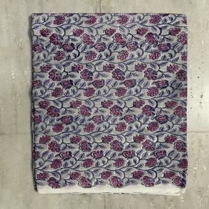 ผ้าฝ้ายพิมพ์ลายบล็อกพรีเมียม แบบเรียบ น้ำหนักเบา เป็นมิตรกับสิ่งแวดล้อม เหมาะสำหรับตัดเย็บเสื้อผ้า ลายดอกไม้ งานฝีมืออินเดีย - Product Image 1