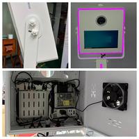 Photomaton en métal de haute qualité avec écran tactile de 15,6 pouces, compatible avec les appareils photo reflex numériques, pour les mariages, les fêtes et les événements de location