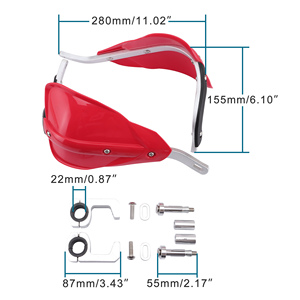 Goofit xe máy handguard handbrush 7/8 ''tay lái bảo vệ Bảo vệ thay thế cho xe máy ATV Scooter Go Kart - Product Image 4