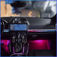 Kit d'éclairage d'ambiance pour voiture TMPRO, style ciel étoilé, haute luminosité, pour Porsche Cayenne 2010-2017, accessoires intérieurs LED dynamiques