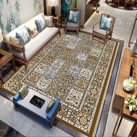 Tapis de luxe grand format le plus vendu 200x300CM, tapis de salon moderne à motif persan classique, fabriqué à la machine