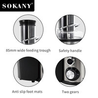 Sokany Product SK-191 4 In 1 Elektrische Vers Vruchtensap Juicer Afzuigmachine En Oranje Citrus Beauty Blender Flessenbeker