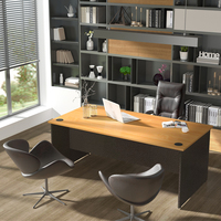 OEM personnalisé moderne simple bureau d'ordinateur directeur général mobilier de bureau à domicile durable extensible écriture d'affaires