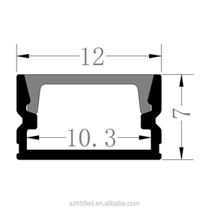 Profilo LED <span class=keywords><strong>in</strong></span> Alluminio Personalizzato di Dimensioni Ridotte 8X6mm, Canale a U per Strisce LED da 4mm 5mm 8mm - Product Image 4