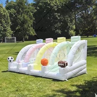 Offre Spéciale 3-en-1 PVC gonflable carnaval balle jeu de tir avec souffleur pour le football volley-ball fête compétitions 3 ans de garantie