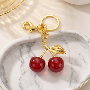 CCH – pendentif personnalisé en forme de cerise, série de pendentifs créatifs, porte-clés en métal - Product Image 2