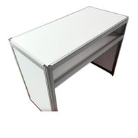Stand d'exposition pliable en aluminium par sublimation thermique pour salon professionnel, 10 pieds, droit, écologique, durable, montage facile