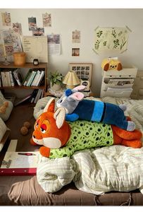Peluche populaire Linda Zootopia Judy Nick, poupée en tissu lapin et renard policiers, coussin - Product Image 5