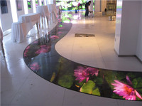 Support de piste de danse à LED, panneaux muraux, écran tactile, numérique, carrelage couleur, jeu de danse