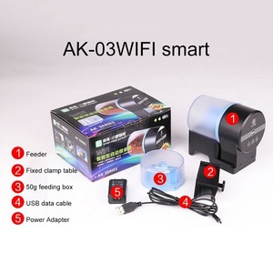 Mangeoire automatique WIFI pour poissons 3 niveaux, avec téléphone portable, minuterie électronique, télécommande pour Aquarium - Product Image 5