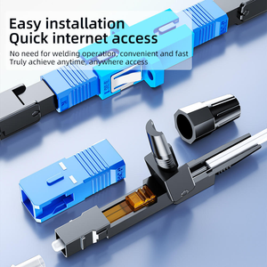 Connecteur rapide pré-encollé pour épissure à froid de fibre optique SC/UPC SC/<span class=keywords><strong>APC</strong></span> pour câble de ligne de type Leather Line - Product Image 2