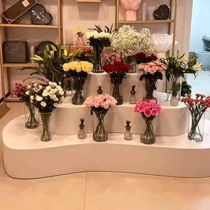 Central Flowing Display <b>Platform</b>, Shoes Bags Accessories Display Cabinet for Clothing Shoe & Flower Boutique - Product Image 4