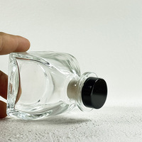 Flacon diffuseur de parfum vide de 50 ml avec bouchon, flacon diffuseur d'arômes pour la maison avec boîte