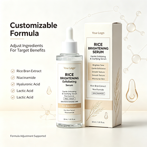 Siero <span class=keywords><strong>Viso</strong></span> al Niacinamide e Acido Ialuronico con Crusca di Riso 30ml, Schiarente, Esfoliante Delicato, Rimuove le Cellule Morte, Idratante - Product Image 2