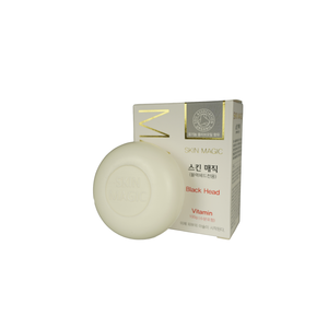 Jabón facial blanqueador hecho en Corea para exportación, para piel seca y cuidado eficaz de los puntos negros. - Product Image 1