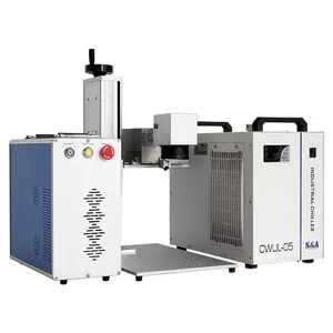 Máquina de marcação a laser uv, alta precisão, garrafa de vidro, gravador galvo 3w 5w 10w