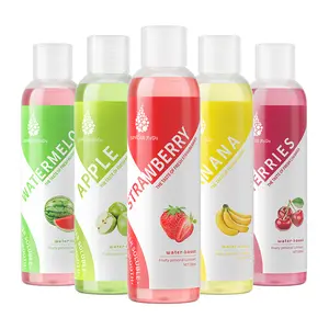 Watermelon, pear, cherry,strawberry, banana fruit flavor sex personal water based lubricant with super smooth