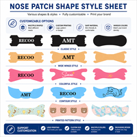 Bandes nasales personnalisées avec logo, extra résistantes, adhésif puissant, hypoallergéniques, patchs nasaux, emballage OEM ODM, bande anti-ronflement